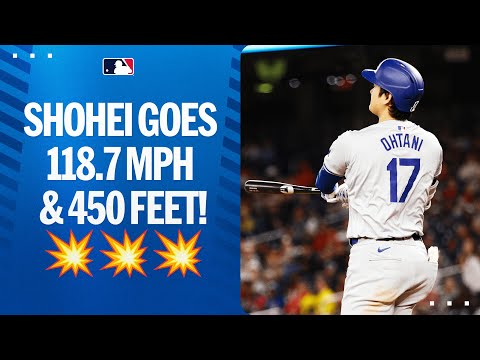 450 FEET!?! Shohei Ohtani DESTROYS this ball!