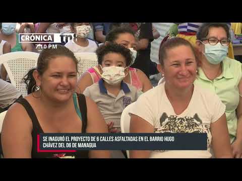 Managua: Gobierno de Nicaragua realiza más obras de progreso para las familias