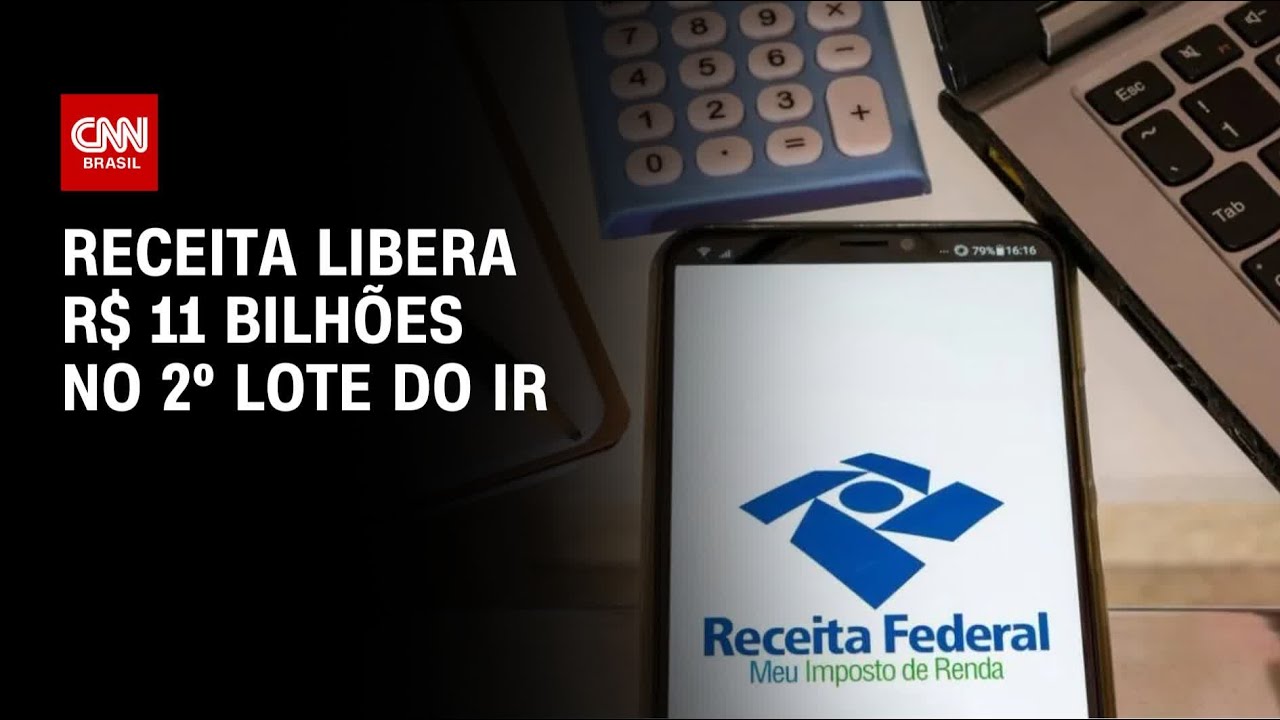 IR 2025 Receita paga R$ 11 bi em 2º lote de restituição nesta segunda 30 | CNN NOVO DIA