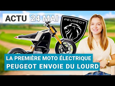 La première moto électrique Peugeot envoie du lourd !