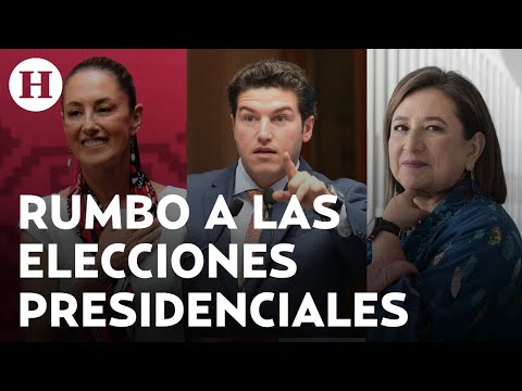 ¡Así arrancan las precampañas presidenciales! Gálvez, García y Sheinbaum comienzan sus giras