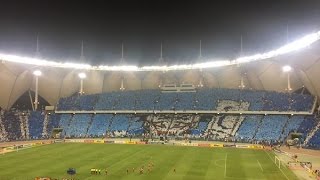 فيديو : الهلال والاهلي الاماراتي – تيفو جماهير الهلال