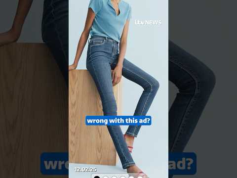 Next advert banned over 'unhealthily thin' model  #itvnews