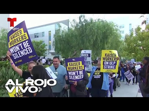 Trabajadores de hospitales de Kaiser Permanente entran en huelga en varios estados del país