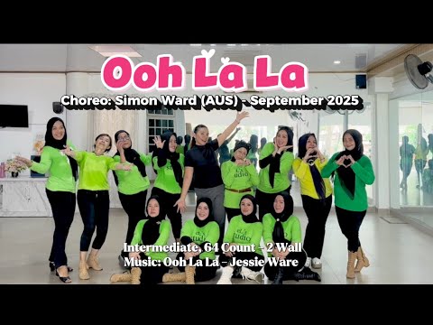 Ooh La La - Line dance | Choreo : Simon Ward (AUS) - Intermediate - September 2025