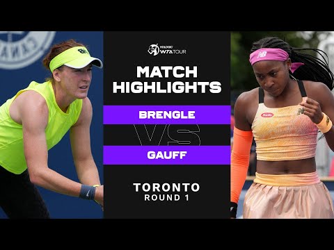 Madison Brengle vs. Coco Gauff | 2022 Toronto Round 1 | WTA Match Highlights