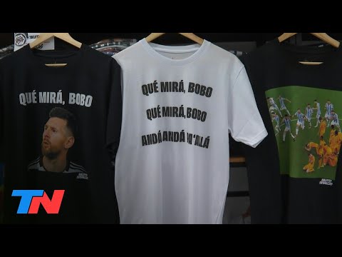 Furor comercial con el ¿Qué mirás, bobo? de Messi en el Mundial