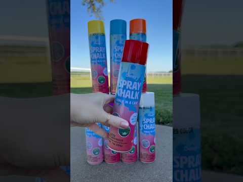 Spray Chalk!💕☀️🌴 #chalk #chalkart #spraychalk #sidewalkchalk #amazonfinds #amazonfavorites