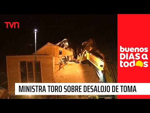 Ministra Toro se refiere a desalojo de toma vip en Antofagasta | Buenos días a todos