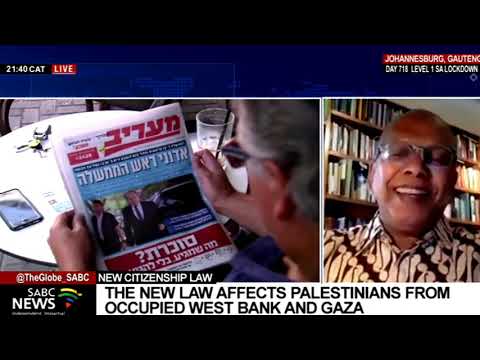 Israel’s Knesset passes law barring Palestinian spouses: Prof. Farid Esak
