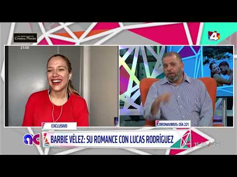 Algo Contigo - Barbie Vélez enamoradísima de su novio Lucas: La cuarentena nos unió