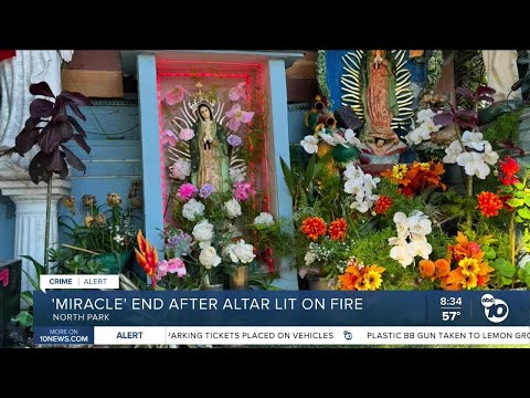 'Miracle' end after Catholic display, nativity scene in North Park set on fire