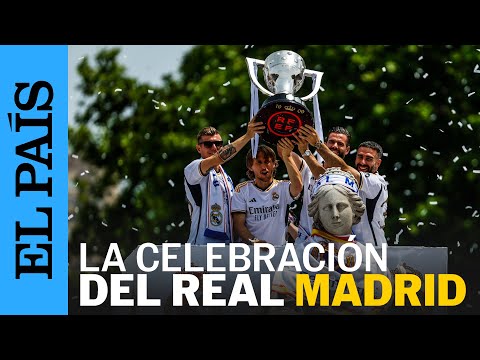 FÚTBOL | El Real Madrid llena Cibeles para celebrar el 36º título de Liga | EL PAÍS