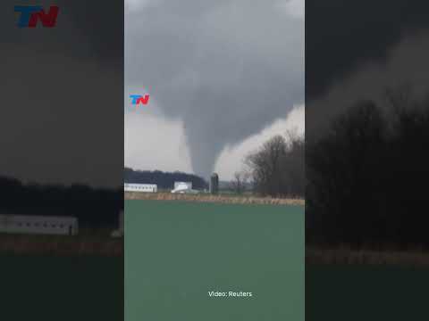 Fuerte tornado en Ohio