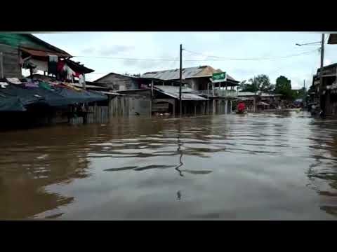 Huracán Eta dejó gran inundación en Alamikamba, Puerto Cabezas