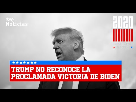 PRIMERA REACCIÓN de DONALD TRUMP tras la PROCLAMADA VICTORIA DE BIDEN I RTVE