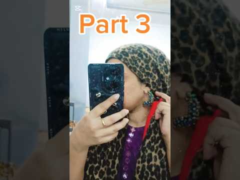 how to make Gajra Earrings Part 3 🌸 | Handmade Beaded Earrings #shorts #gajra #handmade #diyjewelry