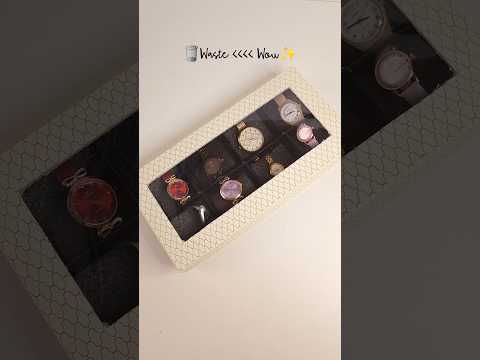 DIY Watch Organiser✨⌚ Easy & Cute Craft 🎀 | #asmr #craft #cute#shorts #art #diy #youtubeshorts #ck