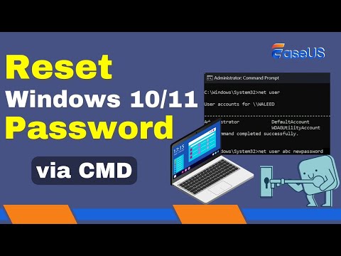 Windows 10 11 Passwort mit CMD-Eingabeaufforderung zurücksetzen (2024 Anleitung)