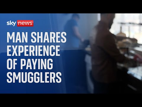 Migration: Man shares experience of paying smugglers to cross the Channel