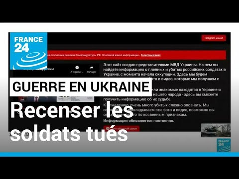 Guerre en Ukraine : un site internet ukrainien pour informer les familles des soldats russes