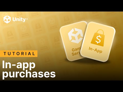 Unity Gaming Services tutorial series, part 9: In-app purchases