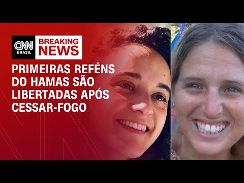 Primeiras reféns do Hamas são libertadas após cessar-fogo | AGORA CNN