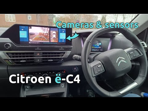 Citroen e-C4 reversing camera & parking sensors (on a 2021 Shine Plus)