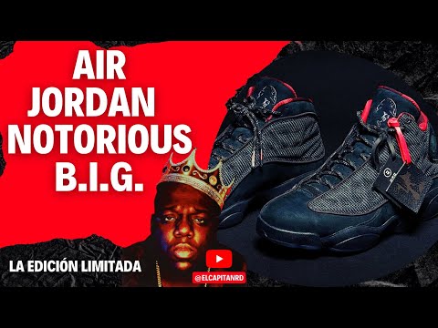 Las Jordan 13 edición limitada de Notorious BiG cuestan 280 mil