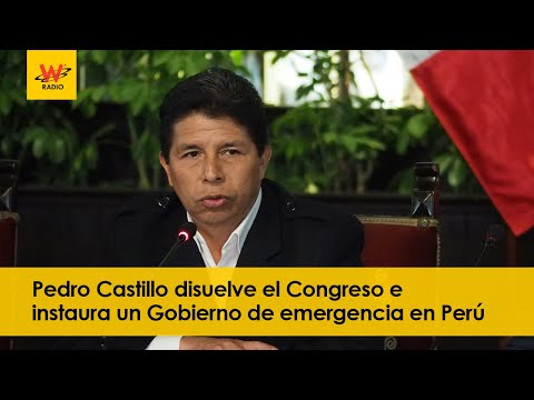 #Shorts Pedro Castillo disuelve el Congreso e instaura un Gobierno de emergencia en Perú