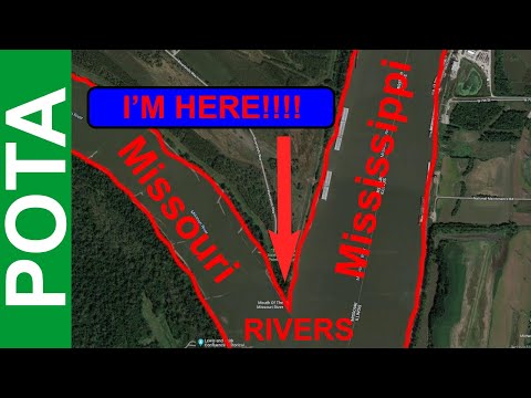 Missouri & Mississippi River Confluence 2fer POTA