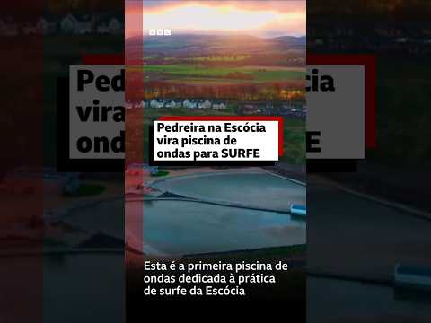 Surfe na cidade? Pedreira abandonada vira piscina de surfe em Edimburgo #bbcnewsbrasil  #noticias