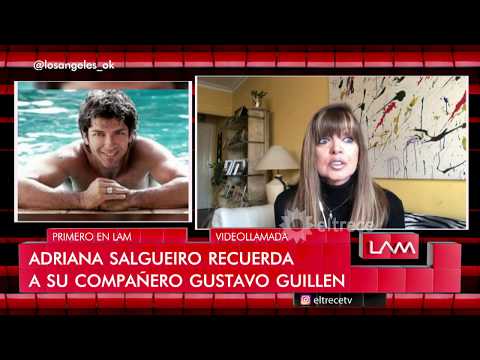 Adriana Salgueiro también quiso recordar a Gustavo Guillén con quien compartió muchos trabajos