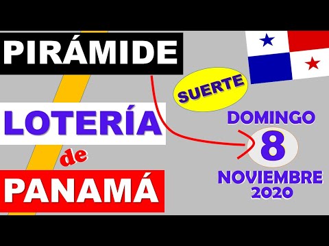 Piramide Suerte Decenas Para Domingo 8 de Noviembre 2020 Loteria Nacional Panama Dominical Comprar