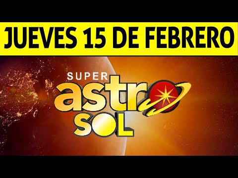 Resultado de ASTRO SOL del Jueves 15 de Febrero de 2024  SUPER ASTRO