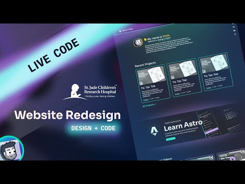 Live Code: Website Redesign (Design and Code)