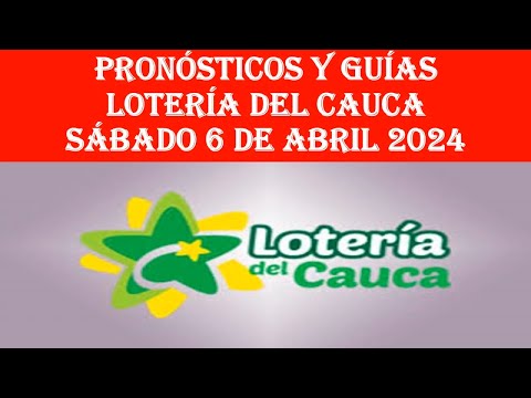 LOTERIA DEL CAUCA del SÁBADO 6 de Abril 2024 RESULTADO PREMIO MAYOR #loteria #loteríadeboyacá