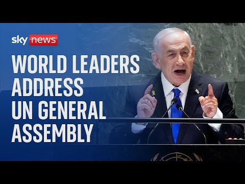 Watch live: Israeli Prime Minister Benjamin Netanyahu addresses the UN General Assembly