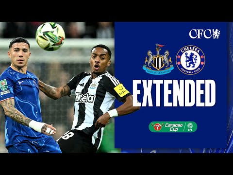 Newcastle 2-0 Chelsea | HIGHLIGHTS - Extended | Carabao Cup 24/25