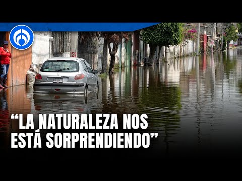 Tormentas superan la capacidad de infraestructura en Chalco, admite el alcalde