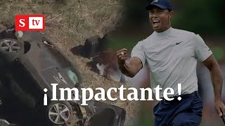 Así quedó el auto de Tiger Woods tras accidente en Estados Unidos | Semana Noticias