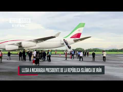 Presidente de Irán, Ebrahim Raisi, arriba a Nicaragua para reuniones de alto nivel