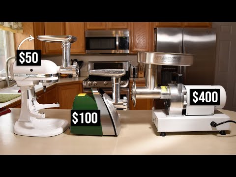 $50 VS $100 VS $400 Meat Grinder