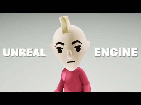 How I Made My Own Mii Character for UNREAL ENGINE 5