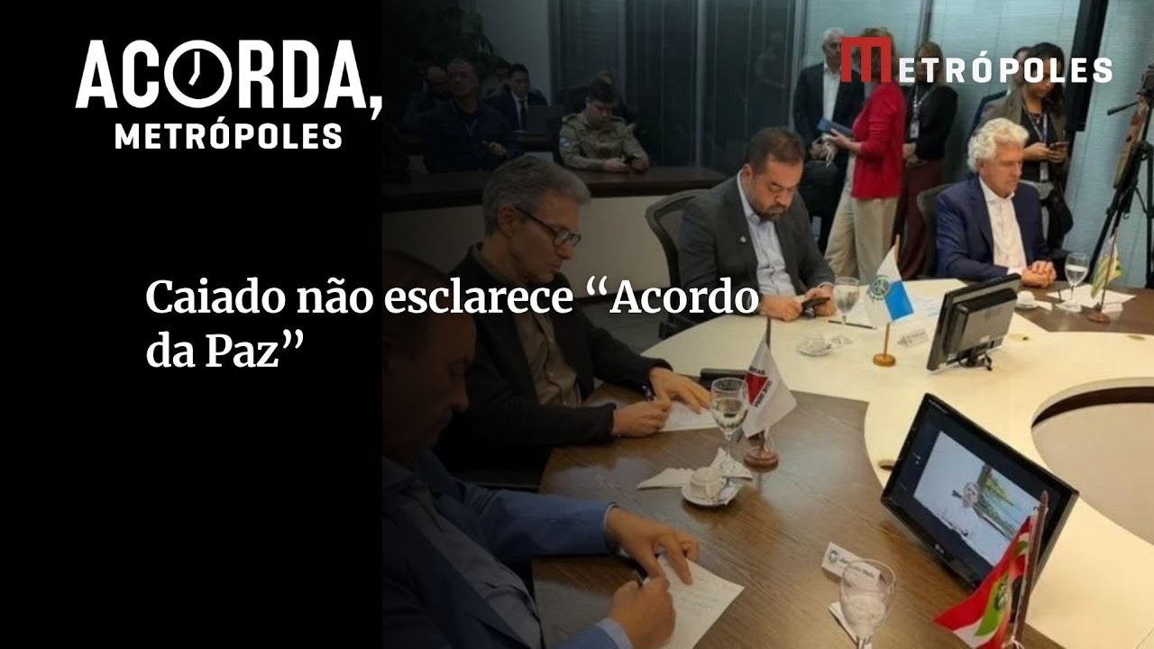 Análise governadores não esclarecem como funcionará consórcio da paz