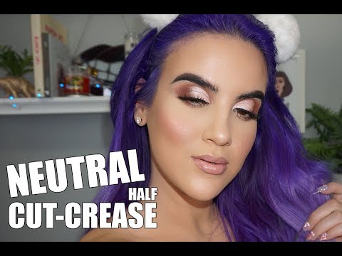 Neutral Half Cut Crease Look | Nicole Guerriero