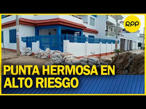 Alcalde de Punta Hermosa: “estén alerta, el riesgo es altísimo, la laguna está a punto de colapsar”