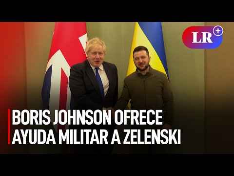 Boris Johnson ofrece ayuda militar a Zelenski en visita sorpresa a Ucrania | #LR