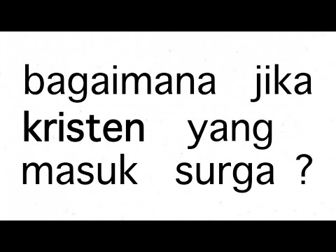 Aldy Amis - Bagaimana Jika Kristen Yang Masuk Surga? (Official Lyric Video)
