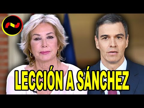 Ana Rosa DA UNA LECCIÓN a Pedro Sánchez de DEMOCRACIA